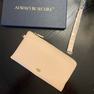 Always Be Secure RFID wristlet purse